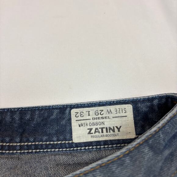 Diesel Zatiny Regular Bootcut Flare Jeans Men's 29x29 Y2K Streetwear - Picture 5 of 14